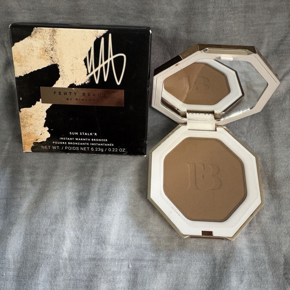 Fenty Beauty Sun Stalk'r Instant Warmth Bronzer Private Island 03 0.22 oz - NIB